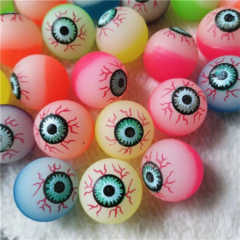 Bouncy Toy Toy Balls Halloween Bouncy Balls Scary Eye Balls Jumping Balls Halloween Party Supplies