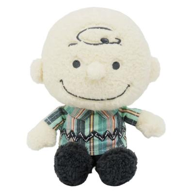Nakajima Corporation Peanuts Мятная полоска Чарли Браун Маленькая плюшевая игрушка 184405-23
