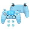PlayVital Gothic Imp Cute Protective Cover for Ps5 4 Thumb Grip Caps and 6 Stickers Grip Cover for Ps5 Compatible with Official Ps5 Charging Station