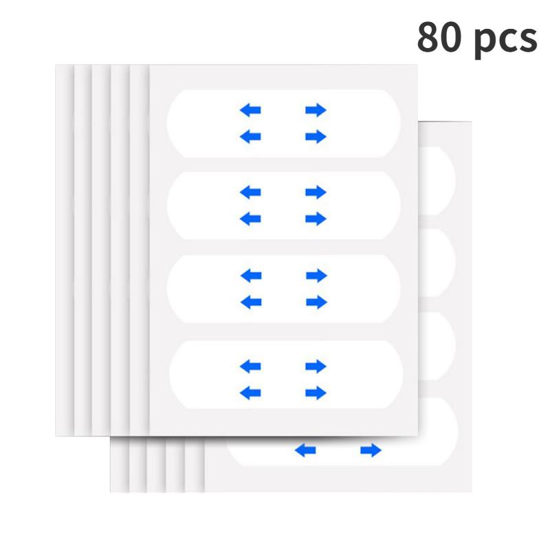 Водонепроницаемая клейкая лента для макияжа с V-образным вырезом, невидимая дышащая наклейка для подтяжки лица, подтягивающая подбородок