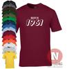 Made In 1961 T-shirt Birthday Celebration Present Gift Funny Party Teeshirt