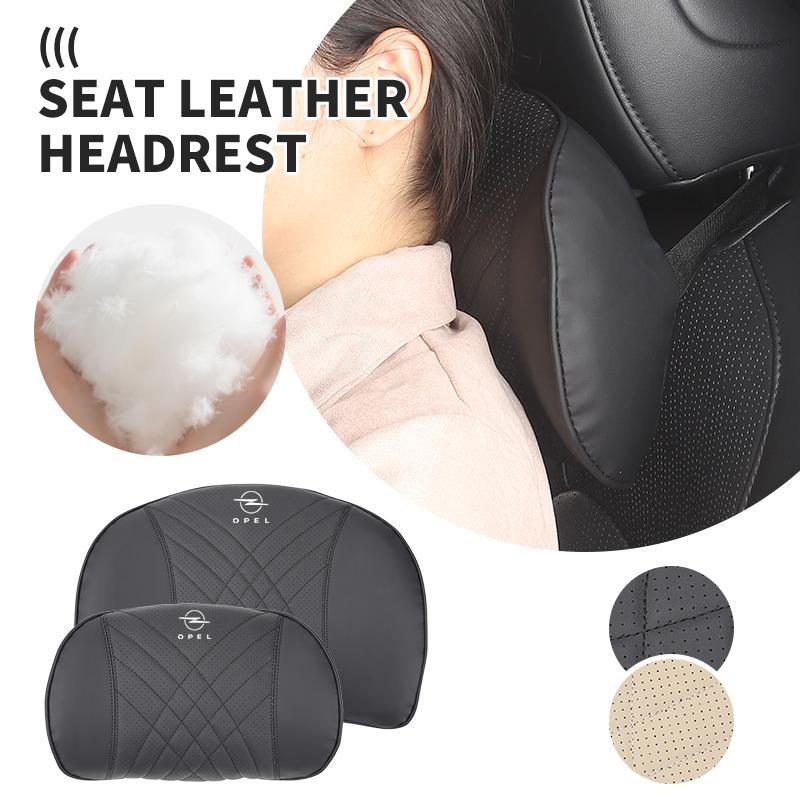 AAAYQ1 Car Seat Headrest Lumbar Support Neck Pillow Cushion Backrest For Opel Corsa Astra Insignia Vectra Zafira Meriva Mokka Grandlan