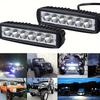 1pc LED Daytime Running Light (DRL) - Super Bright Black Waterproof Light (No Battery) for Cars, SUVs & Trucks