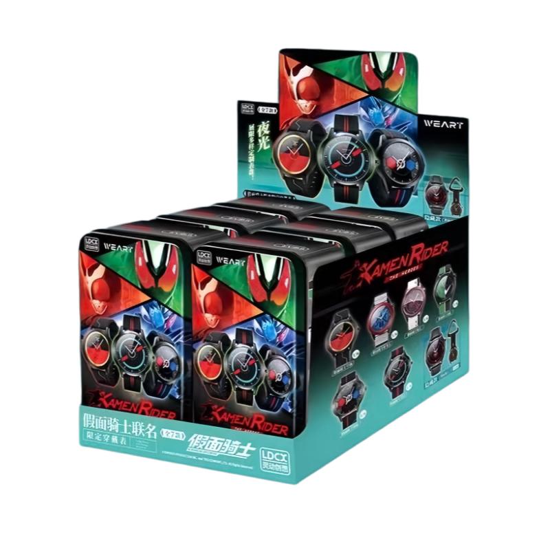 LDCX Наручные часы с персонажем Kamen Rider Водонепроницаемые Двойные часы Кабуто Кварцевые Билд Kamen Rider Аниме Игрушки Косплей Подарки