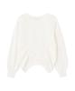 Proportion Body Dressing Ecru Gathered Knit Sweater Women's