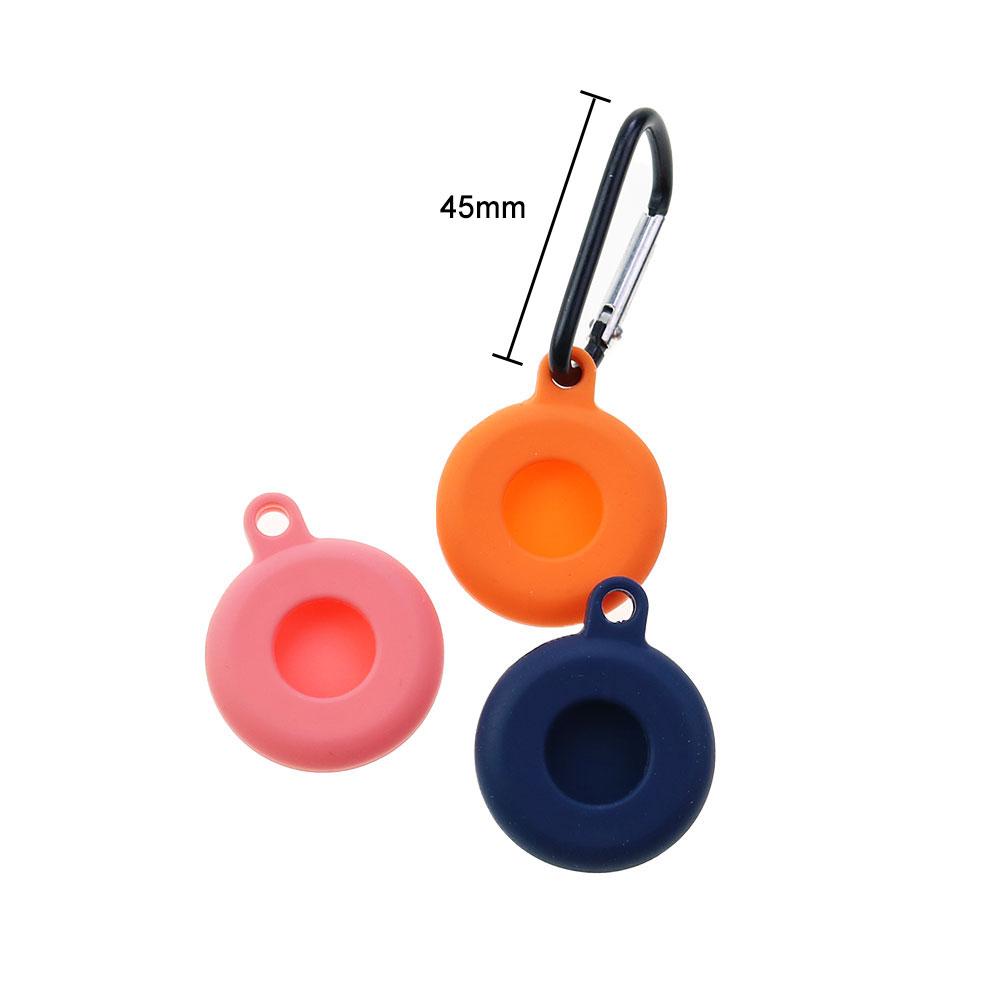 Silicone World 1 шт. Защитный чехол для AirTag Мягкий силиконовый защитный чехол для брелока AirTags Противопотерянный Противоцарапающий рукав