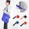 Roll Up Portable Lanyard Reusable Heavy Duty Cloth Large Capacity Multi-functional Grocery Shopper