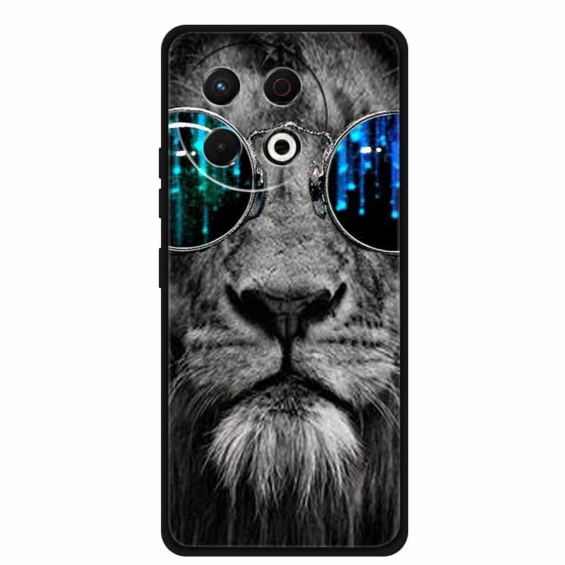 Чехол для Tecno Spark 30 Pro 4G Spark30 Pro Coque Черный Силиконовый Мягкий Задний Чехол Чехол для Телефона Tecno Spark 30 Pro 30Pro Сумка