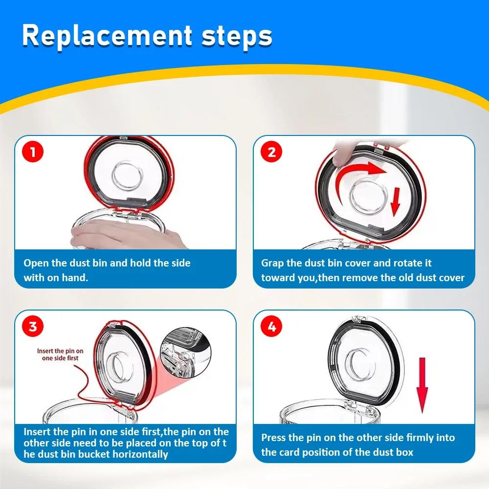 For Dyson V7 V8 Vacuum Cleaners Replacement Pre-Filter and Post- Filter Bottom Lid Top Fixed Sealing Ring of Dust Accessories