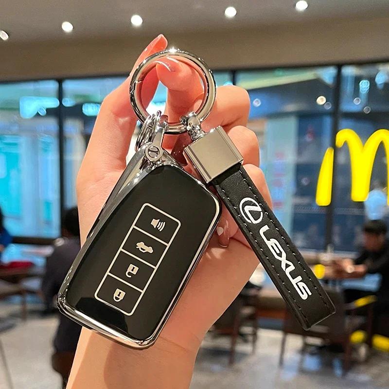 WRSP5 TPU Car Remote Key Case Cover Protection Shell For Lexus NX GS RX IS ES GX LX RC 200 250 350 LS 450H 300H Keychain Accessorises
