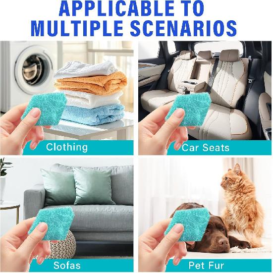 Легкое средство для удаления шерсти животных из стирки, 6 шт. Многоразовый уловитель ворса для стиральной машины, Уловитель шерсти для одежды, простыней и одеял