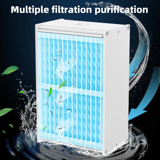 Персональный кондиционер с охлаждающим вентилятором и резервуаром для воды, 3 скорости, сильный воздушный поток, низкий уровень шума, настольный воздухоохладитель, вентилятор, генератор тумана