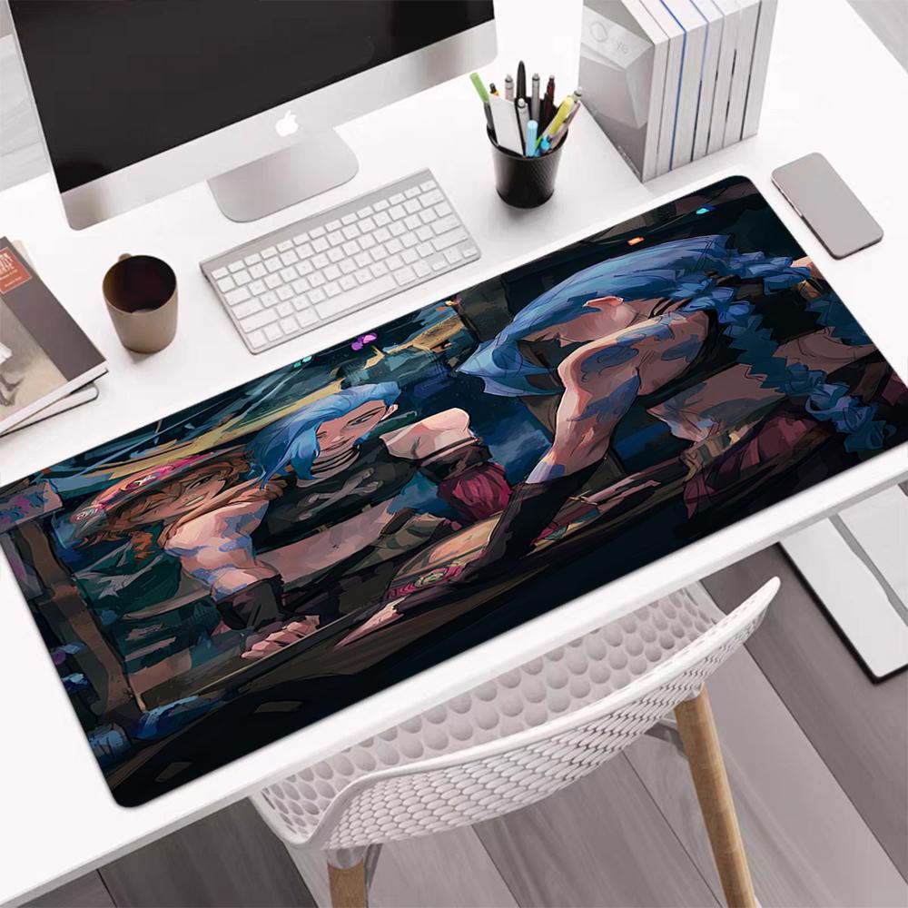 Jinx Theme Mouse Pad, Non Slip Rubber Base, Multifunctional Office & Home Decor, Perfect for Workspace Personalization.