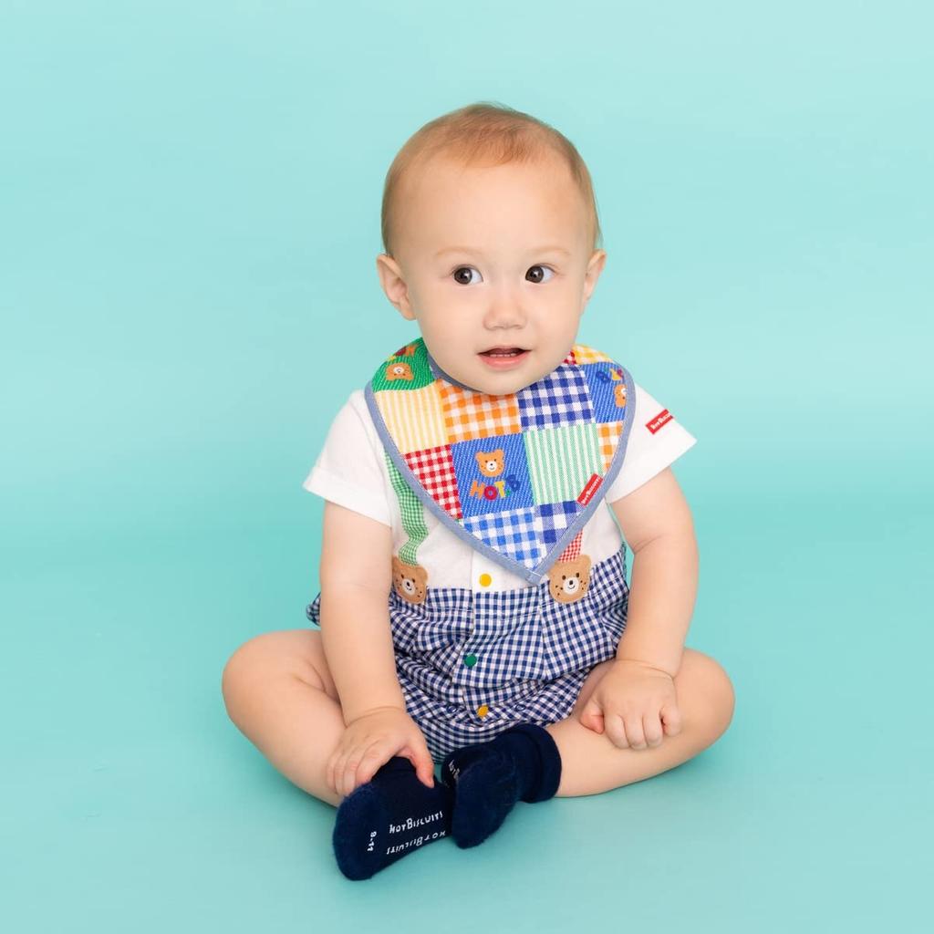 HOT Shortall Детская одежда Темно-синяя 80 см [MIKIHOUSE BISCUITS] Детская 72-1301-499