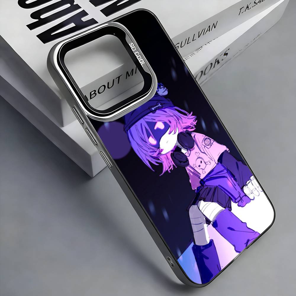 M-Murder D-Drones U-UZI Phone Case For iPhone 17, 16,15,14,13,12,11 Plus,Pro Max, Colorful Silver Funda Cover