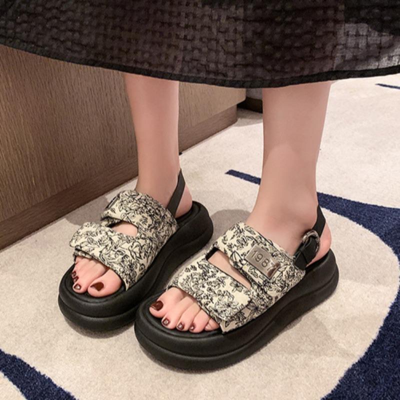 Summer New Women's Platform Buckle Sandals