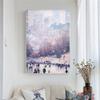Cuadros Decoracion салон абстрактная картина маслом на холсте розовые цветы лачуга водопад пейзаж настенные панно для гостиной