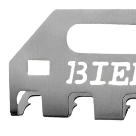 Beer Bottle Opener Carrier Stainless Steel Can Opener for 4 Bottles Heavy