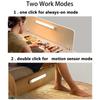 USB Rechargeable Under Cabinet Lights Motion Sensor Battery Operated Kitchen Cupboard Night Light For Closet Counter