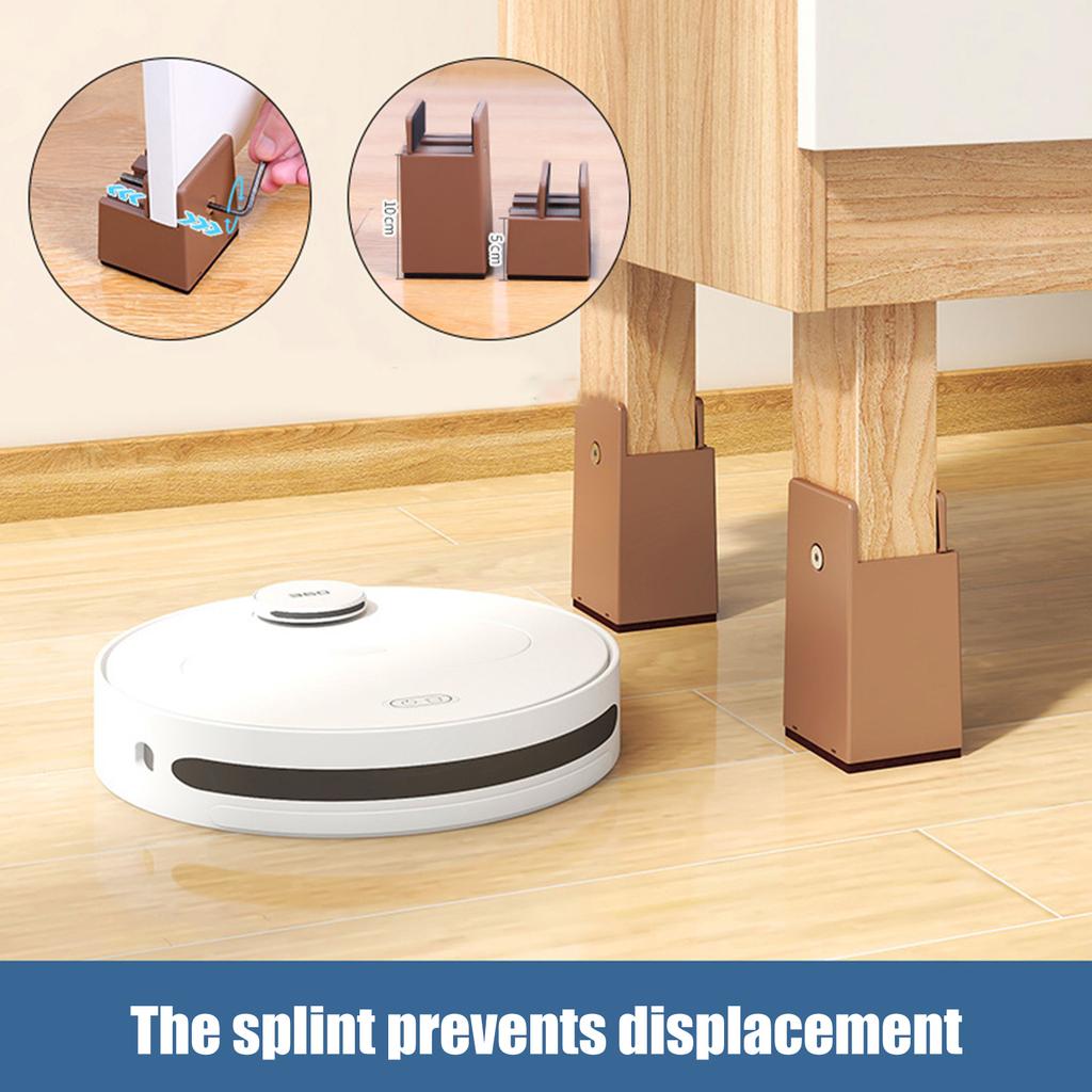 Набор из 4 многофункциональных 2-дюймовых подставок для кровати, мебельный подъемник, опора, удобный аксессуар для использования с диваном, столом, стулом, письменным столом