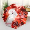 1pc Power Rangers Red Ranger Automatic Opening Folding Umbrella with 8-Bone Iron Frame, Portable for Outdoor Use, Travel, Daily Life, and Gifts for Fa