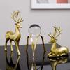 Поделки Креативный Олень Настольное Украшение Современная Милая Статуэтка Рождественского Оленя Изысканный Прочный Лось Домашний Декор Настольное Украшение