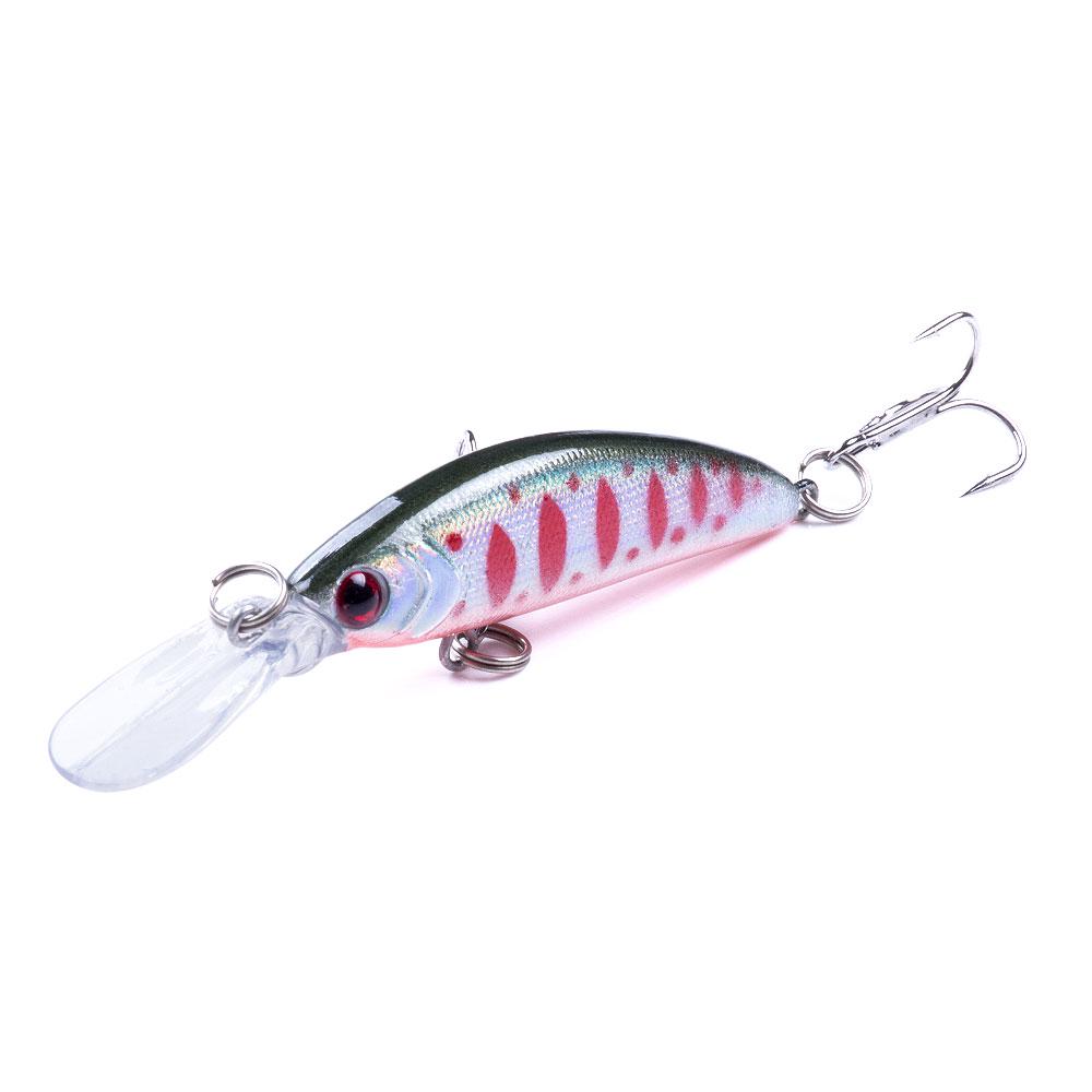 HENGJIA 1pc Wobbler Minnow Fishing Lure Sinking Lure Bionic Bass Trout Artificial Bait 7cm/6g