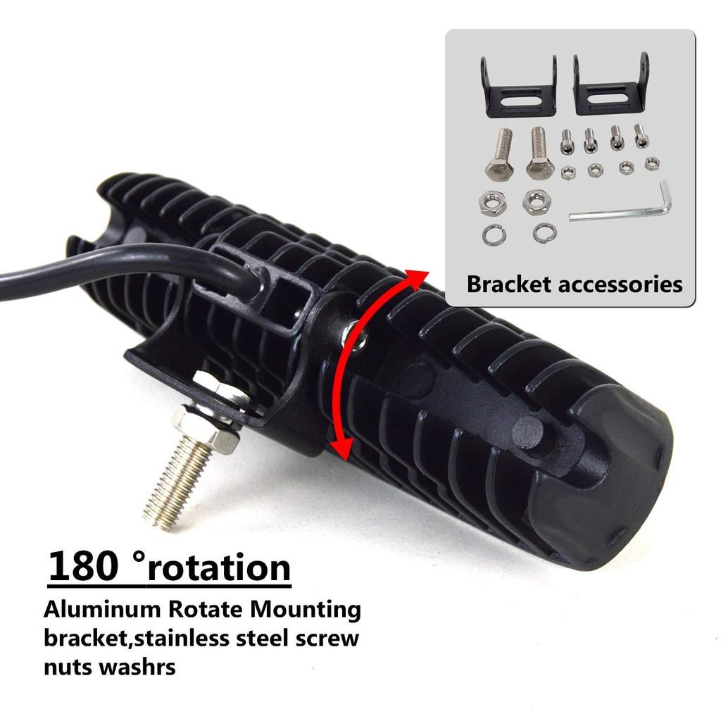 18 Вт светодиод 12 В 24 В светодиодная панель с широким углом обзора светодиодный рабочий свет IP67 светодиодный прожектор 6000 К