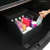 AGU1 Leather Folding Storage Box Car Trunk Tool Organizing Accessories For Alfa Romeo Giulietta Mito 159 Giulia Stelvio 156 147 Brera