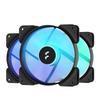Fractal Design Aspect 12 RGB Black Set PC Case Fan 12cm Daisy Chain Compatible FN1512 3-Piece FD-F-AS1-1206