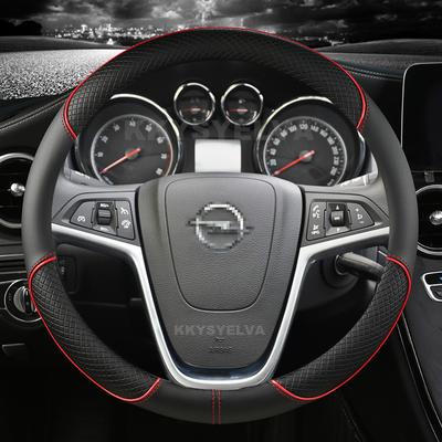 Чехол на руль автомобиля из искусственной кожи для Mokka 2013-2016 Opel Insignia 2009-2013 Astra J 2010-2015 Meriva, автоаксессуары