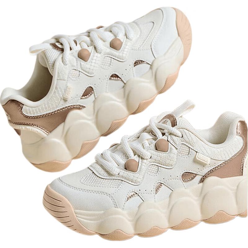 Kappa 2025 Back-to-Back Women's Retro Thick-Sole Dad Sneakers K0F85MC66
