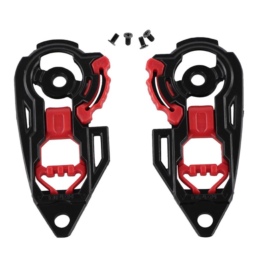 1 пара Мотоциклетный шлем Визор Щиток Комплект базовых пластин для крепления Подходит для AGV K1 K3SV K5