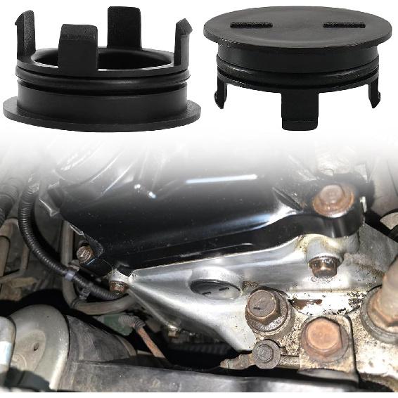 2PCS Cylinder Head Cam Plug with Seal Kit Compatible with Honda Civic Fit | Engine Valve Cover Gasket Repair Replaces 12513-P72-003 12513P72003,Fits
