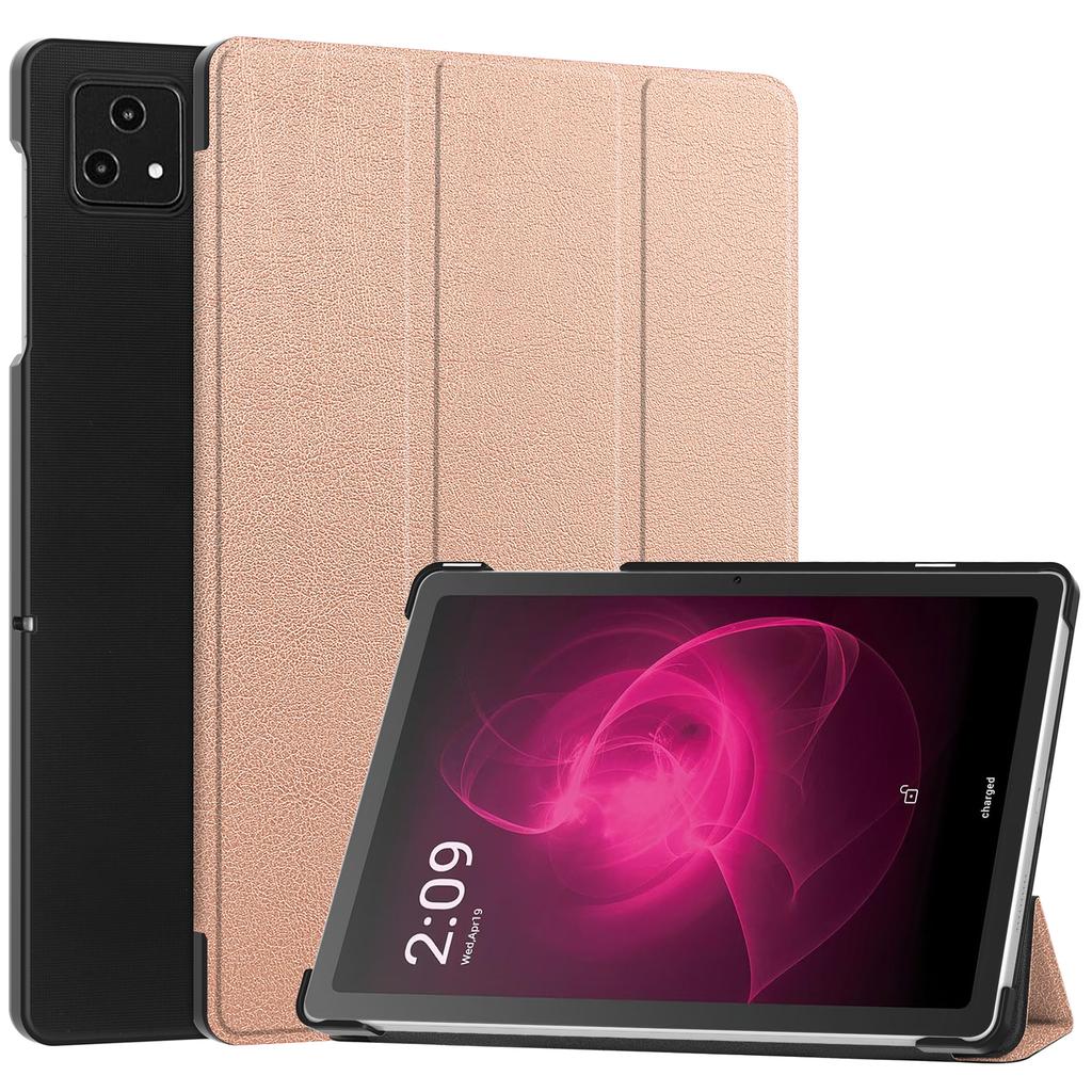For T-Mobile REVVL Tab Tri-fold Stand Smart Case PU Leather Tablet Cover