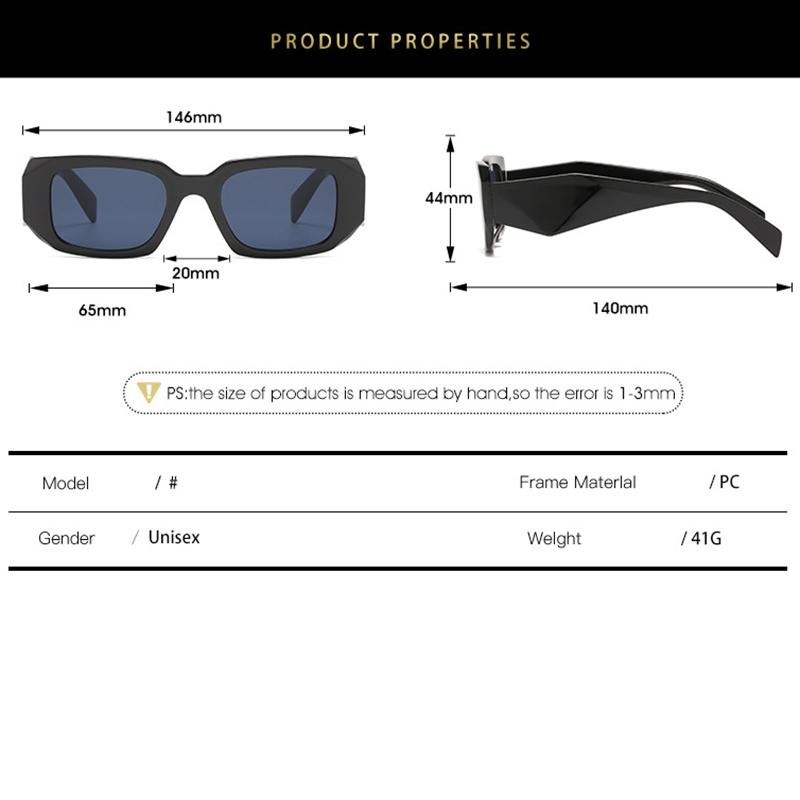 Новые солнцезащитные очки в квадратной оправе, европейско-американские индивидуальные пластиковые квадратные очки с острием и широкими штанинами женские