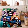 2026 New Kimetsu No Yaiba Anime Warm Fleece Blanket, Winter Bedding, Car Blanket, Versatile