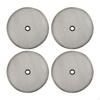 4 French Press Replacement Filters, Portable And Practical Stainless Steel Mesh, Reusable for