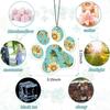 Tallew 12 Pack Car Air Freshener Dog Paw Shape Hanging Pet Lovers Funny Cute Spring Car Scents Air Freshener Rearview Mirror Pendant Cute Pet Odor