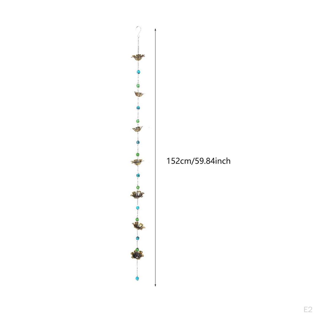 Адаптер для водосточной трубы для системы дождевой цепи Уличное оборудование Металлический водоотвод Инструменты для сада