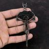Black Tourmaline Rough Pendant Copper Wire Wrapped Pendant Handmade Ethnic Jewelry Best Design Pendant Gemstone Copper Jewelry Wedding Gift