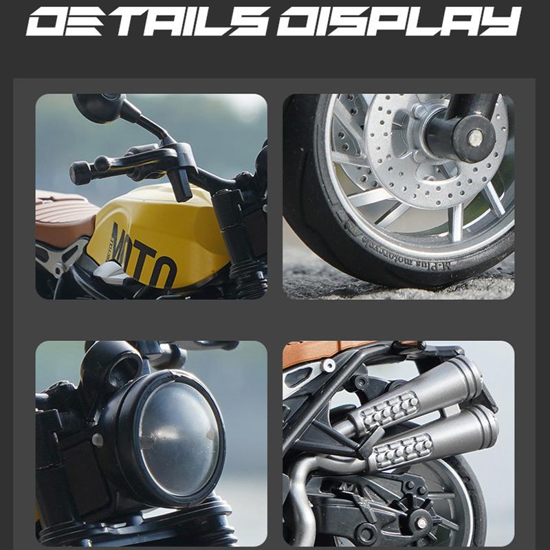 1/12 масштаб R Nine T Ретро Мотоциклы Моделирование сплава Винтаж Классическая модель мотоцикла для коллекции игрушечный автомобиль подарок ребенку