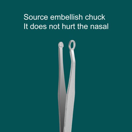 Пинцет для триммера для носа Yousheng, нержавеющий, универсальный, с круглым кончиком из нержавеющей стали, для удаления волос для мужчин