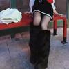 Faux Fur Fuzzy Leg Warmer for Women Girls Soft Plush Furry Boot Covers Winter Warm Boot Cuff Sleeves for Party Costume