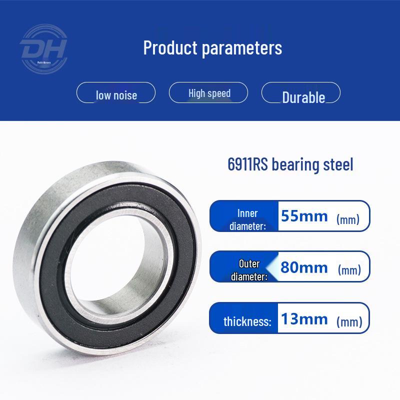 Ultra-Thin 6911-6919ZZ RS Deep Groove Ball Bearings