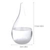 Water Droplets Windstorm Glass Weather Forecast Bottle Crystal Chemistry Decor