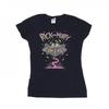 Womens/Ladies Pink Spaceship Cotton T-Shirt
