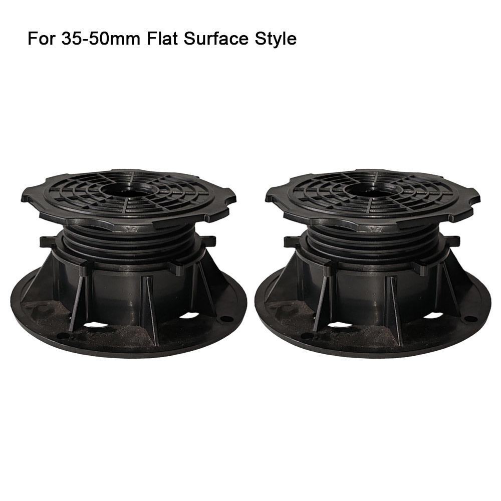 1/2Pcs Eliminate Slope Difference Decking Support Pedestal Set Deck Support Base for Wood WPC Metal