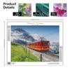 Алмазная картина Пейзаж Поезд Стразы Алмазная вышивка Распродажа Мозаика Вышивка крестиком Настенное искусство 30x40 см/12x16 дюймов