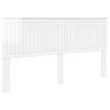 Headboard with Glossy White Headboard 180 cm Particleboard
